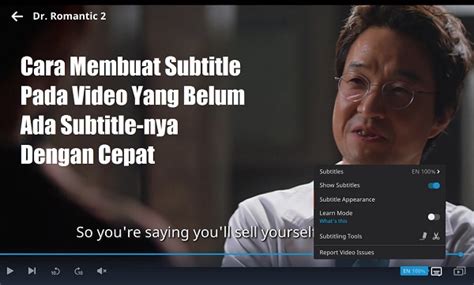 subtitle pada video